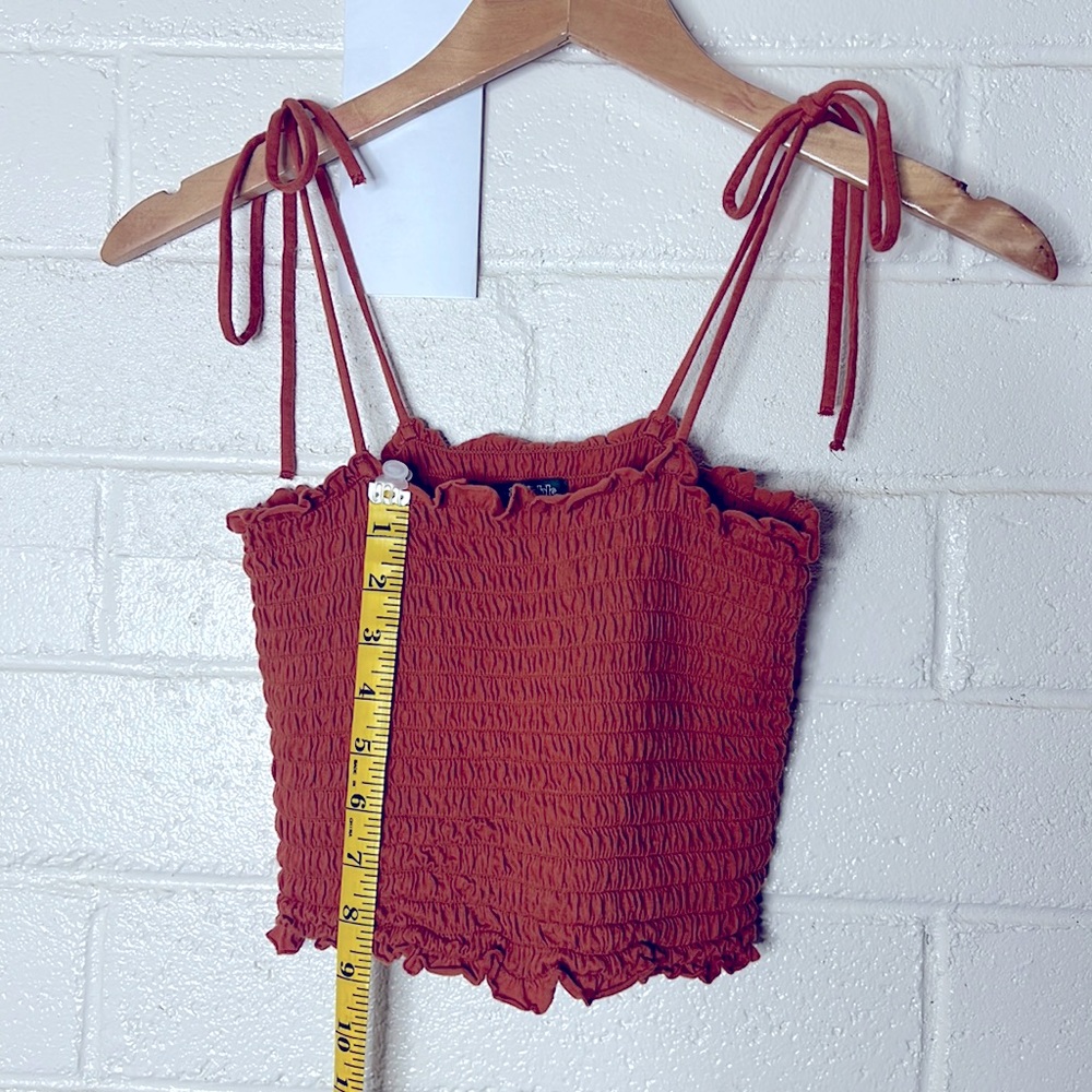 Orange wild and fable crop top with adjustable strong straps